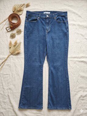 Levi's Blue High-Rise Flare Jeans